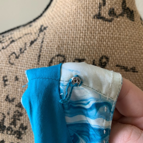 Anthropologie Maeve Marble Waters Dress - Picture 13 of 13